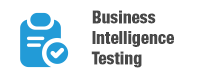 icon business intelligence testing invert